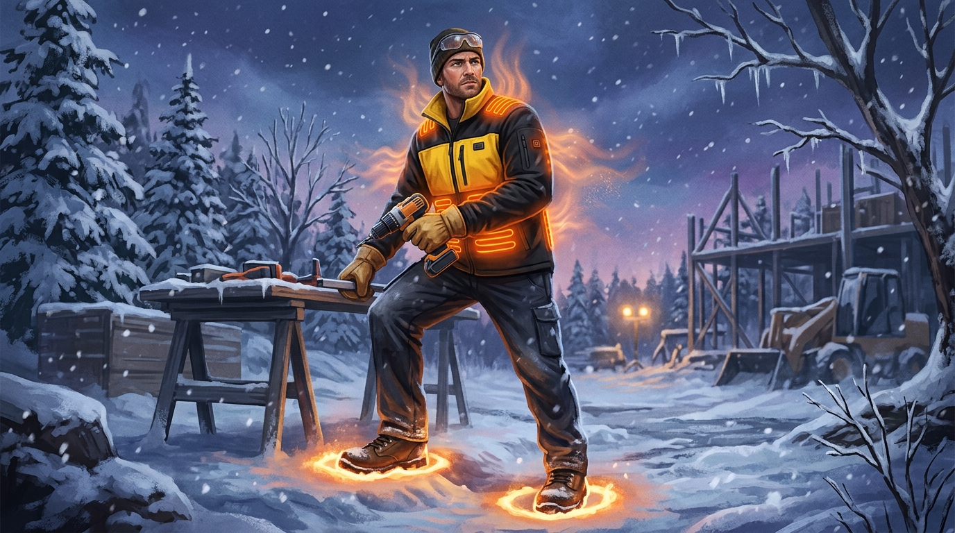 Illustrative image: best heated jackets 2026 dewalt dchj060