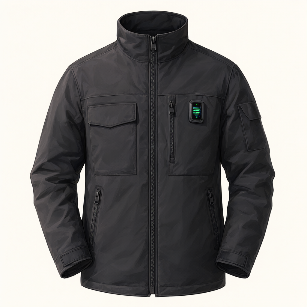 Concept illustration of dewalt dchj060c1 heated jacket kit