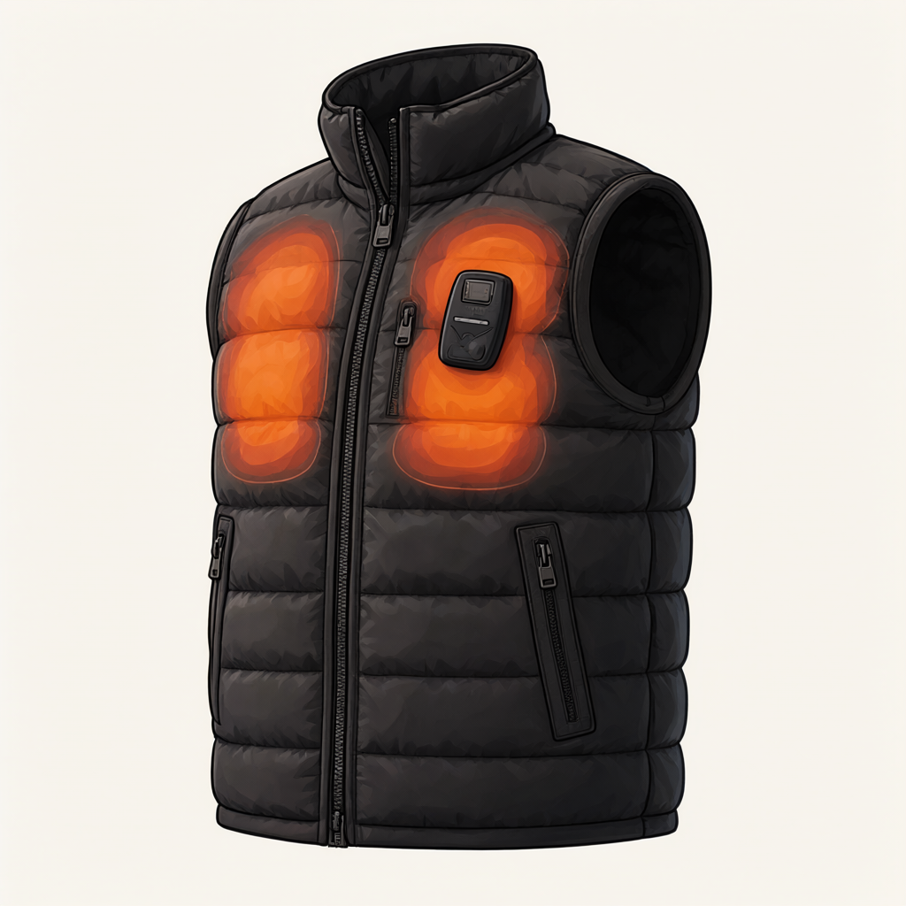 Concept illustration of gobi heat ibex work vest