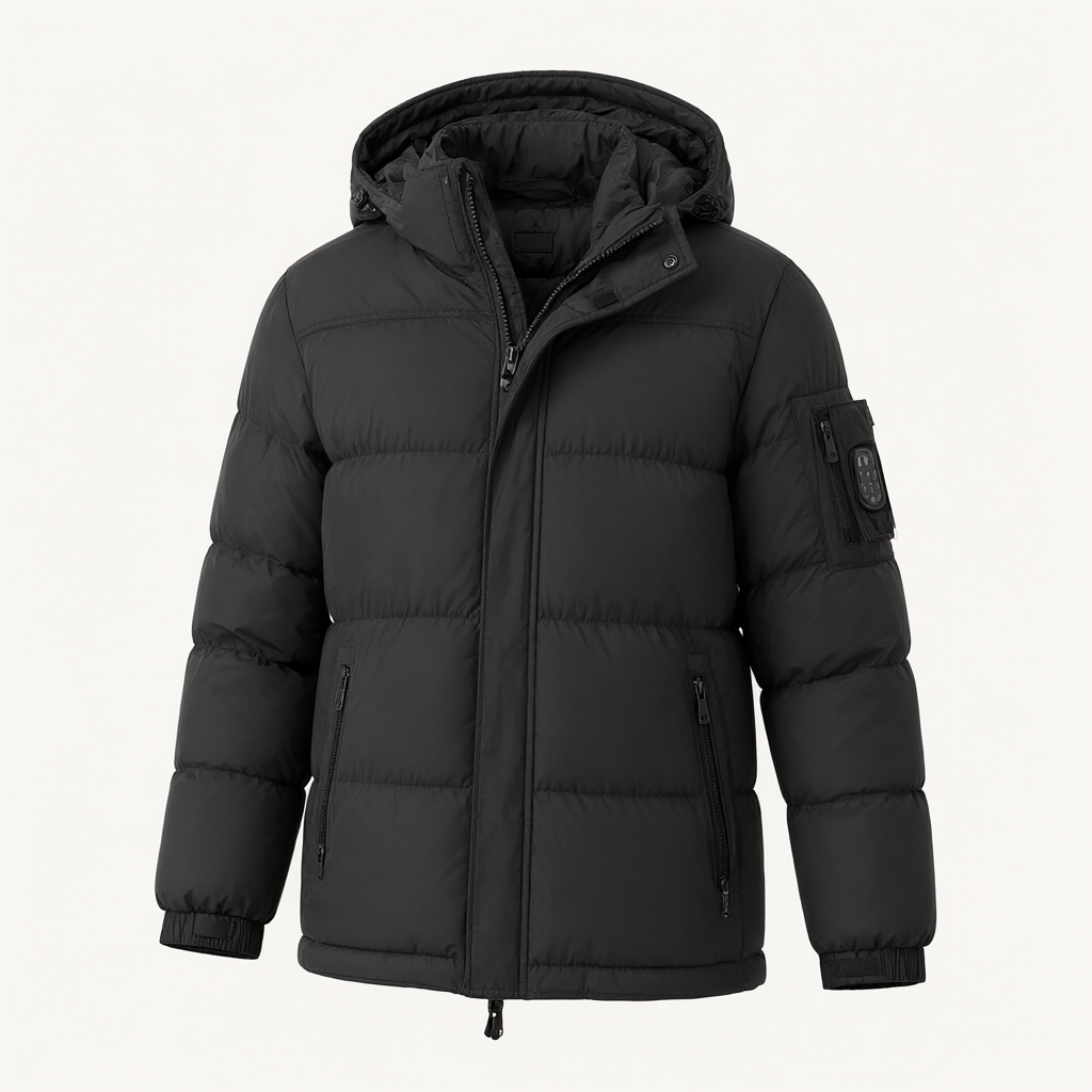 Concept illustration of iHood Men's Heated Jacket