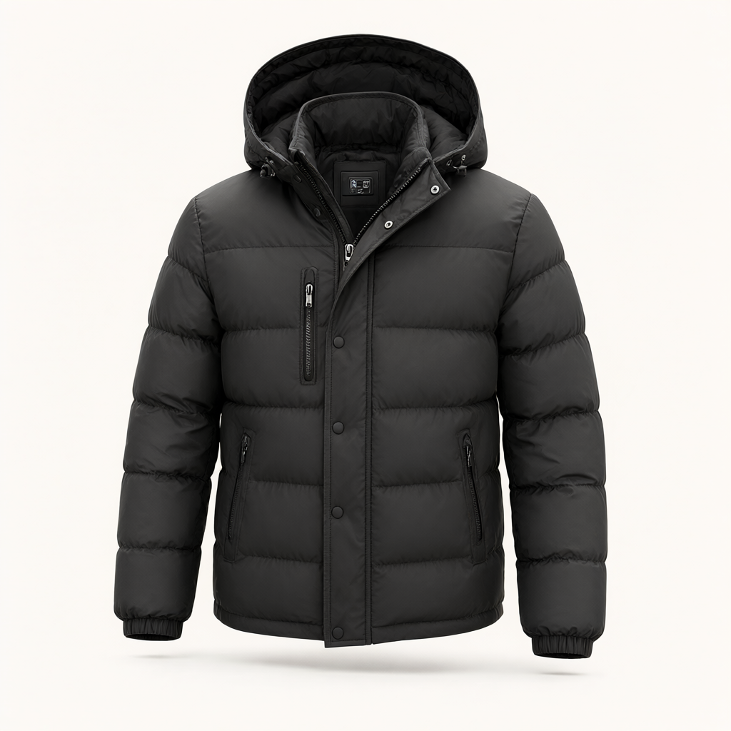 Concept illustration of iHood Men's Heated Jacket