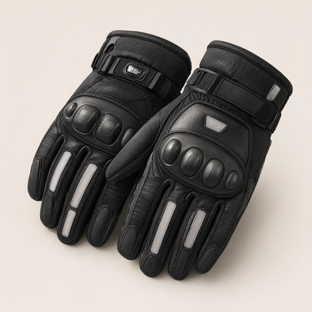 Concept illustration of Kemimoto Heated Waterproof Motorcycle Gloves