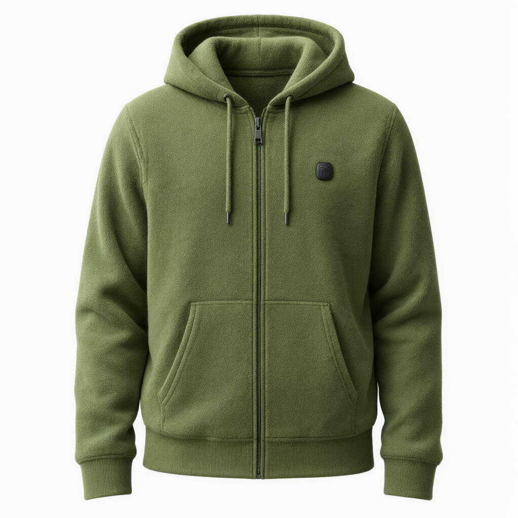 Concept illustration of Kemimoto Soft Fleece Heated Hoodie