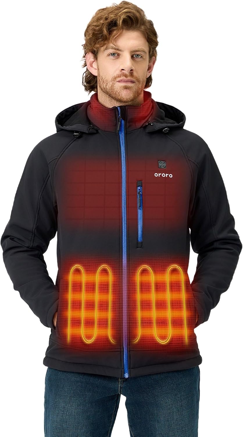 ORORO Men's Classic Heated Jacket