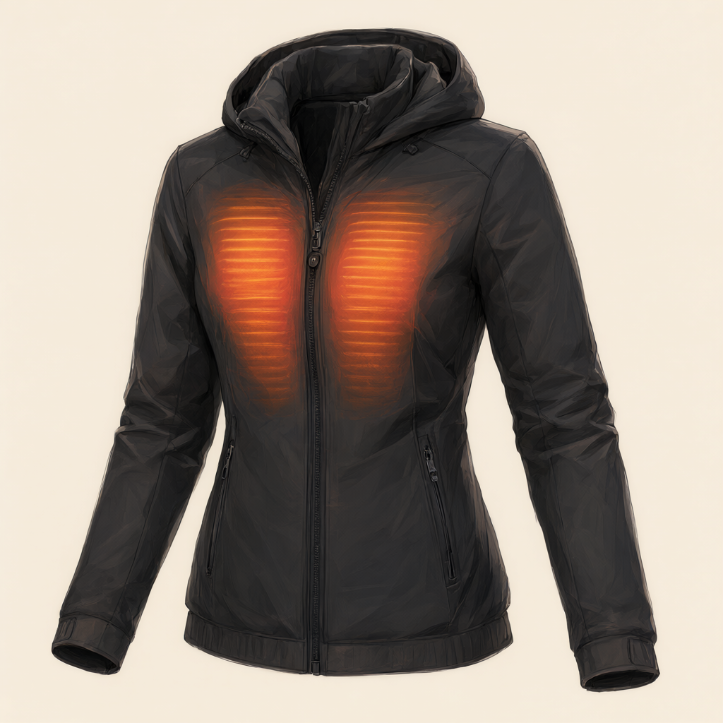 Illustrative image: ororo womens classic heated jacket
