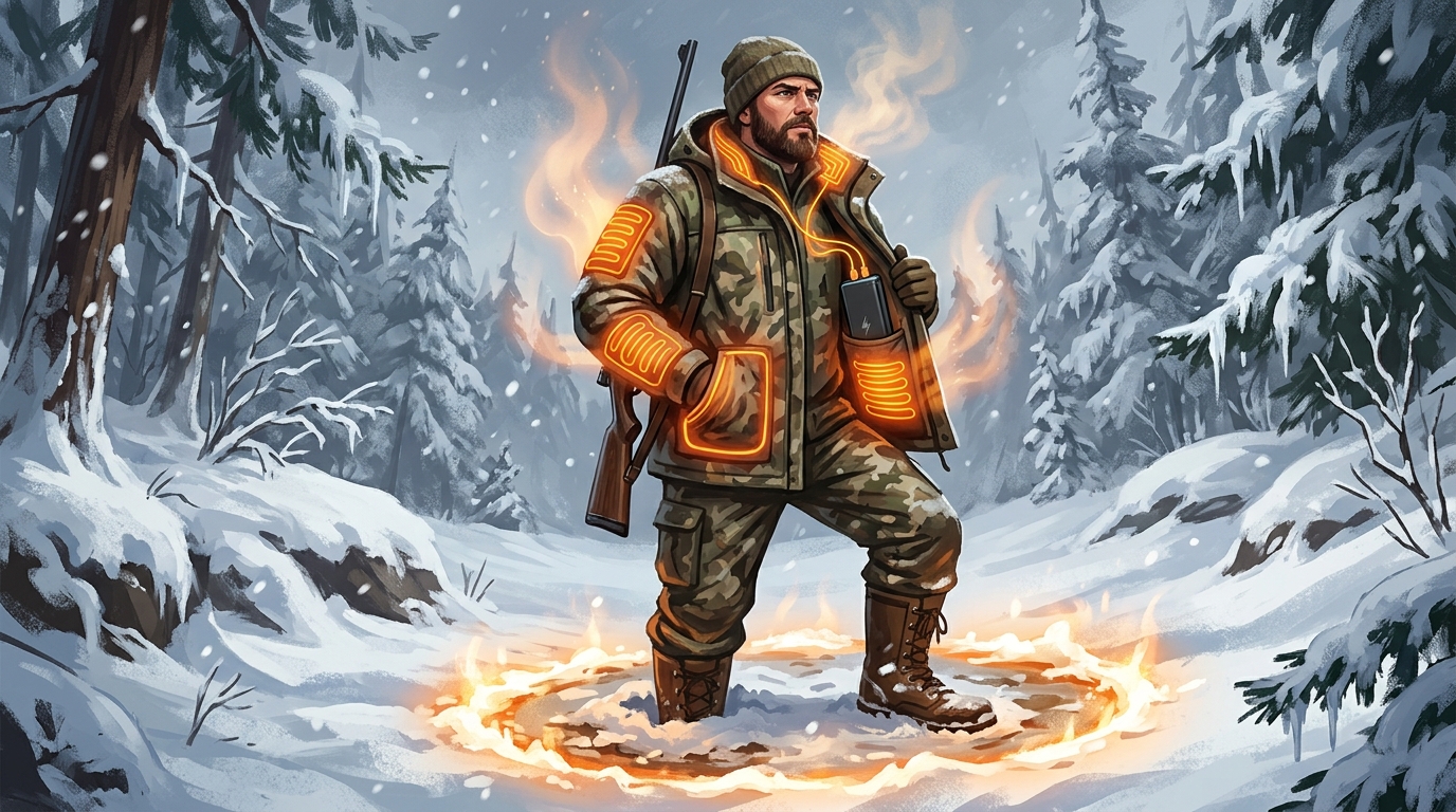 Illustrative image: tidewe vs kemimoto heated jacket kemimoto hunting heated jacket